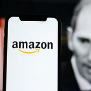 Amazon och dess vd Andy Jassy.