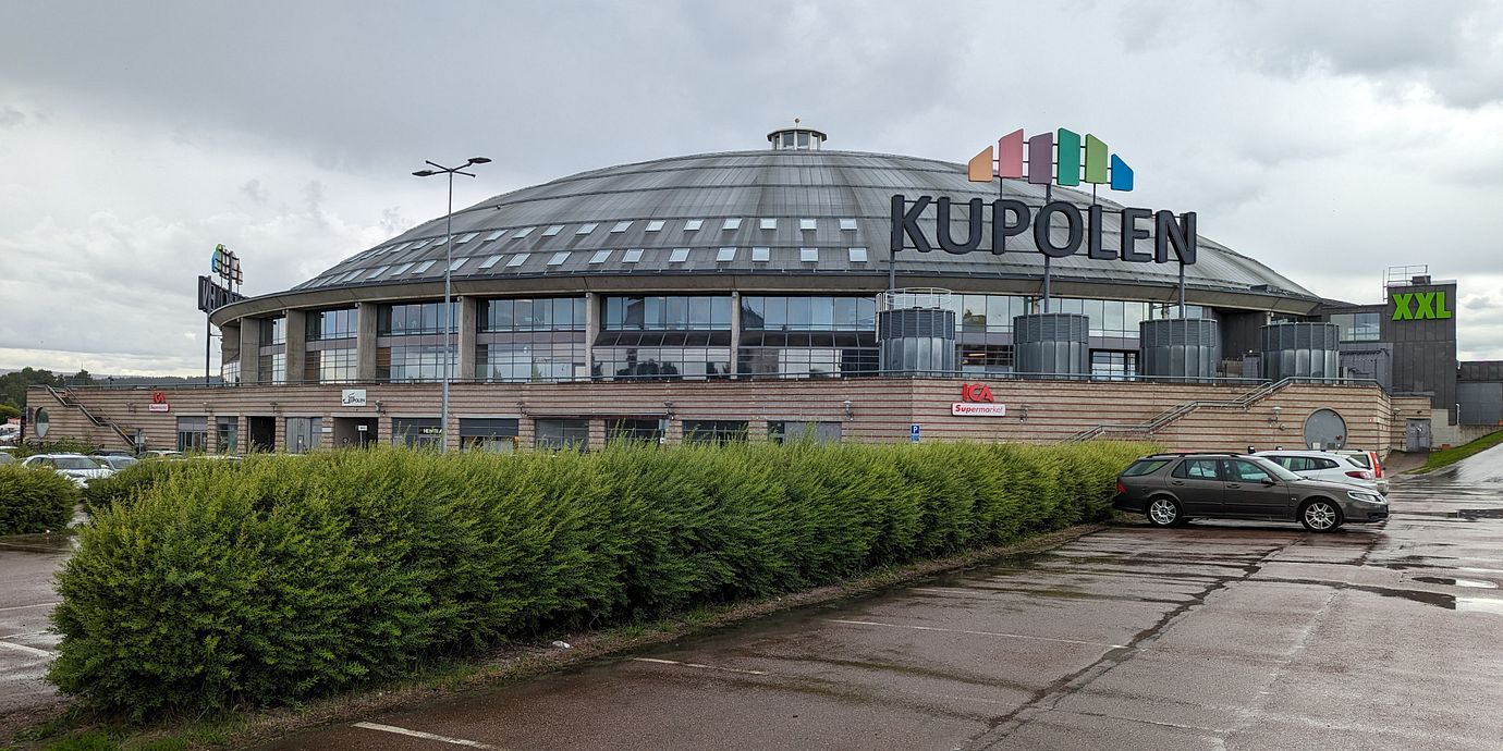 Köpcentrumet Kupolen i Borlänge 2023.