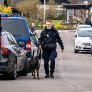 Polis vid 32-åringens bostad i Korsør.