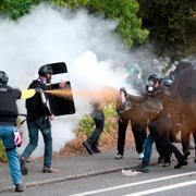 Protesten i Portland.