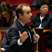 Sebastien Lecornu i parlamentet i oktober.