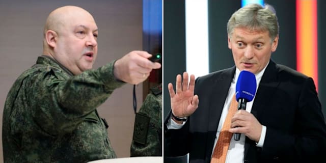 Surovikin/Peskov. AP