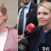 Karin Wanngård (S) och Sylvi Listhaug.