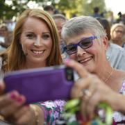 Annie Lööf och Maud Olofsson sommaren 2018.