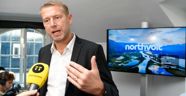 Northvolts vd Peter Carlsson. Anders Wiklund/TT