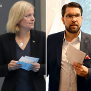 Andersson, Åkesson, Kristersson och Bolund. 