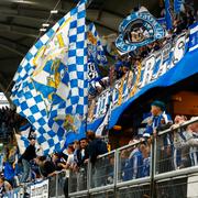 IFK Göteborgs supportrar under matchen. 