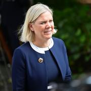 Socialdemokraternas partiledare Magdalena Andersson under riksmötets öppnande.