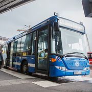 Arkivbild. Buss i Stockholm 2012.