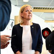 Socialdemokraternas partiledare Magdalena Andersson (S).