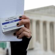 Arkivbild från en demonstration för rätten att genomföra abort i USA.