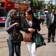 Shopping på Oxford Street. 