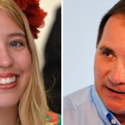 Ellinor Eriksson och Stefan Löfven.