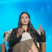 Daniela Amodei, medgrundare och ordförande för Anthropic, på en konferens i San Francisco i början av juni.