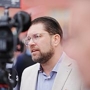 SD-ledaren Jimmie Åkesson.