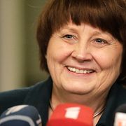 Lettlands premiärminister Laimdota Straujuma.
