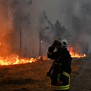 Bild från brandbekämpning i Frankrike, 26 juli.