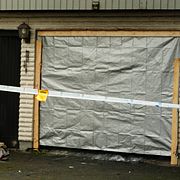 Garaget.