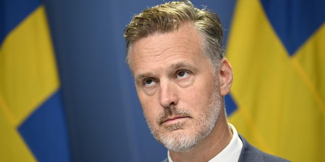 Finansmarknadsminister Max Elger (S) Anders Wiklund/TT