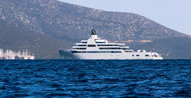 Ryske oligarken Roman Abramovitj yacht. AP