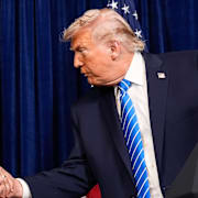 Ukrainas president Volodymyr Zelenskyj och USA:s president Vladimir Putin. 