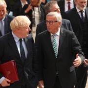 Boris Johnson och Jean-Claude Juncker.