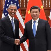 USA:s president Barack Obama och Kinas president Xi Jinping.