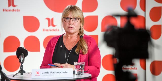 Handelsanställdas förbundsordförande Linda Palmetzhofer Fredrik Sandberg/TT
