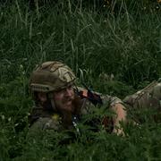 En ukrainsk soldat. 