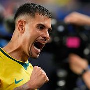 Bruno Guimarães under fotbolls-VM.
