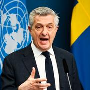 Filippo Grandi på besök i Sverige 2022.