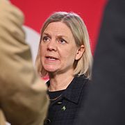 Socialdemokraternas partiledare Magdalena Andersson.