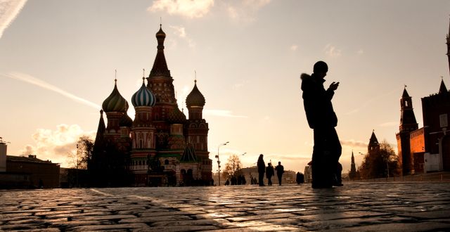 Vasilijkatedralen på Röda torget i Moskva. Arkivbild. Dan Hansson / SvD / TT