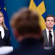 Energi- och näringsminister Ebba Busch (KD) och statsminister Ulf Kristersson (M)