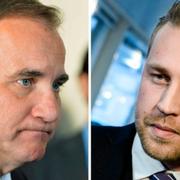 Stefan Löfven (S) och Mattias Karlsson (SD)