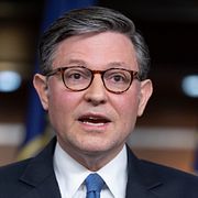 Talmannen Mike Johnson.