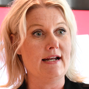 Lena Rådström Baastad/dammen i Almedalen.