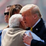 Trump och Indiens premiärminister Narendra Modi. 