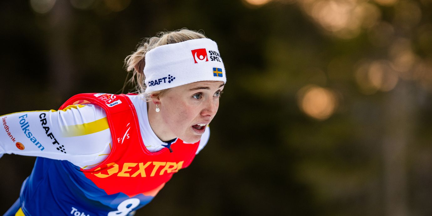 Märta Rosenberg under en tävling 2025.