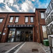 Trelleborgs bibliotek på Stortorget.