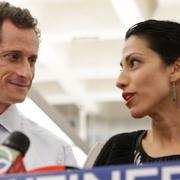 Anthony Weiner och Huma Abedin 2013.