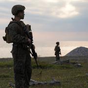 Amerikanska soldater tränar på Gotland den 7 juni i samband med försvarsövningen Baltops.