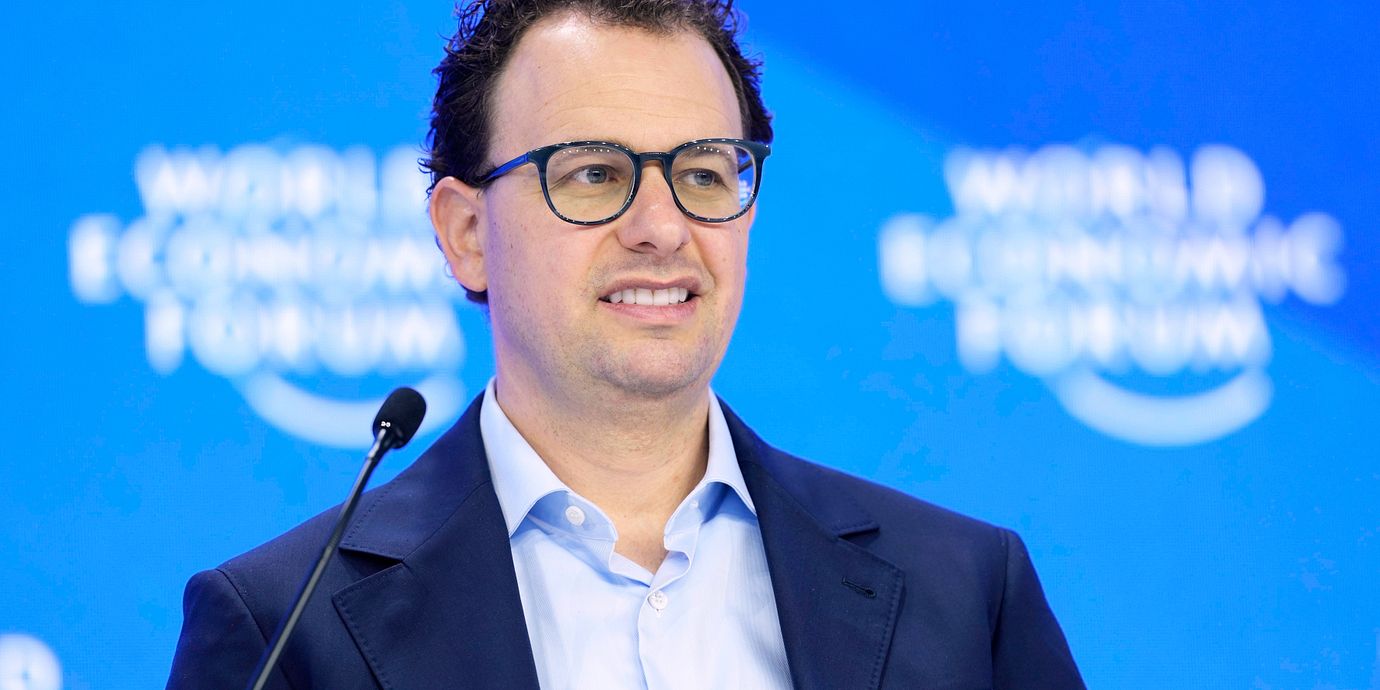 FILE - Dario Amodei, CEO and co-founder of Anthropic, attends the annual meeting of the World Economic Forum in Davos, Switzerland, Jan. 23, 2025. (AP Photo/Markus Schreiber, File)  NYBZ402