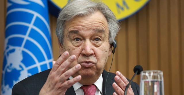 FN:s generalsekreterare António Guterres. Aurel Obreja / AP