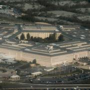 Arkivbild: Vy över det amerikanska försvarshögkvarteret Pentagon i Virginia, utanför Washington. 