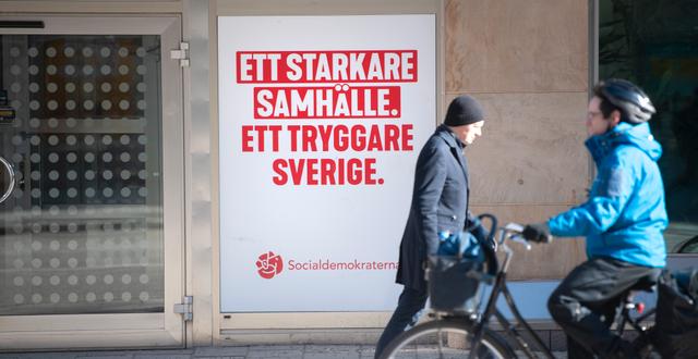 Valaffisch Sveavägen i Stockholm/Arkivbild Fredrik Sandberg/TT / TT NYHETSBYRÅN