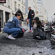 Bild från Paris, 18 oktober.