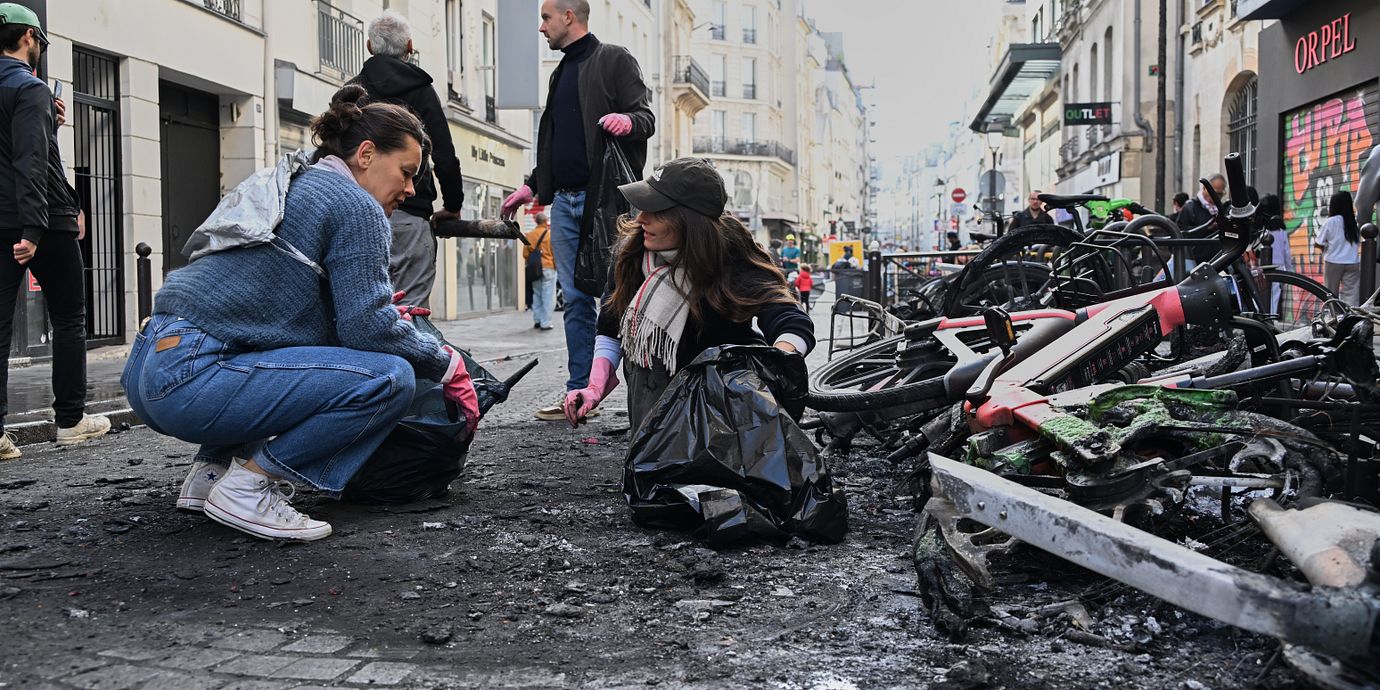 Bild från Paris, 18 oktober.