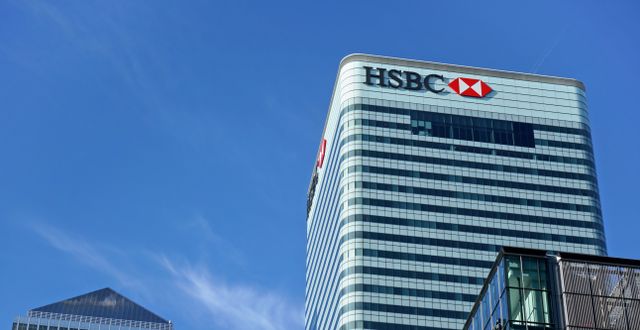 HSBC:s kontor i London. Shutterstock