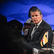 USA:s försvarsminister Pete Hegseth på plats i Filippinerna för ett möte med ASEAN i onsdags.